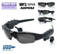 Óculos De Sol Polarizado Mp3 Player Sport Com 2gb